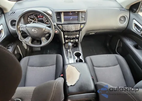 2019 Nissan Pathfinder S z USA, uszkodzony, nr VIN 5N1DR2MN6KC618039